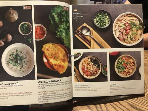 Menu at Minh Chay - Ma May in Hanoi