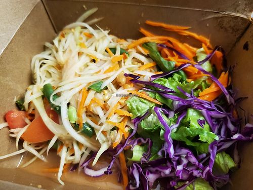 Som Tom no shrimp paste at Siam Orchid Thai Cuisine in Eureka