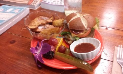 Veggie burger at Big Kahunas in Merrimack