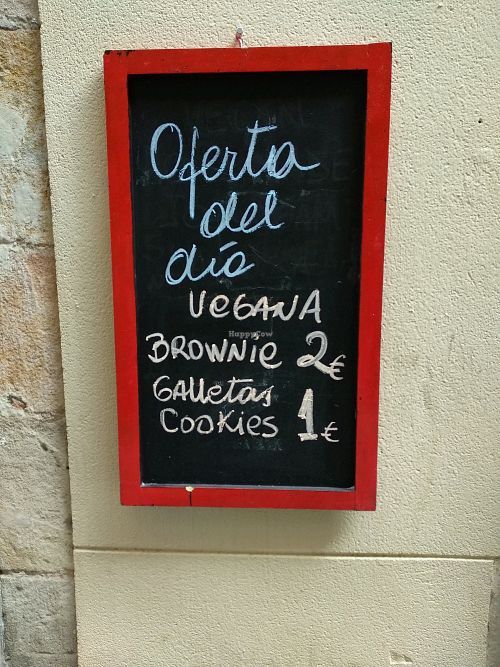 Advert for Brownies Outside at La Gelateria del Barri - Born La Ribera in Barcelona