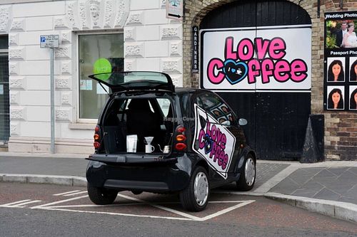 Where we are! at Love Coffee in Lurgan