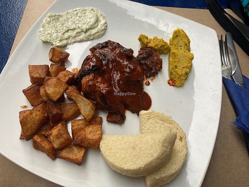 Smoked seitan at Mayka in Belgrade