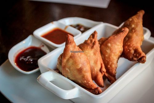 samosas at Mayka in Belgrade