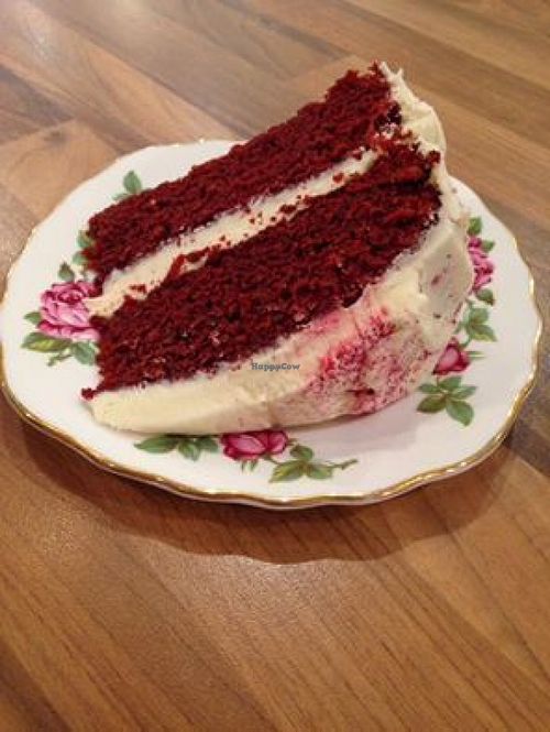 Vegan Red Velvet Cake at Grazing Ground  in Caerphilly
