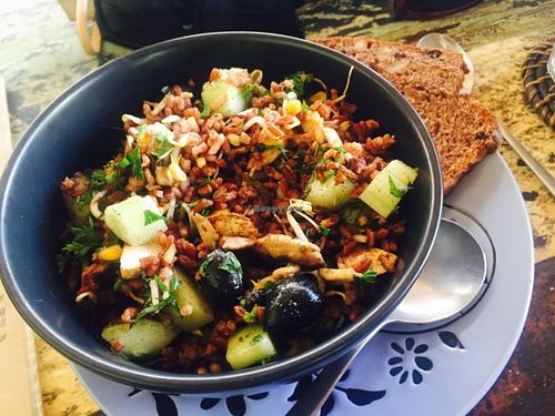 Plate at Bali Eco Deli in Lembongan