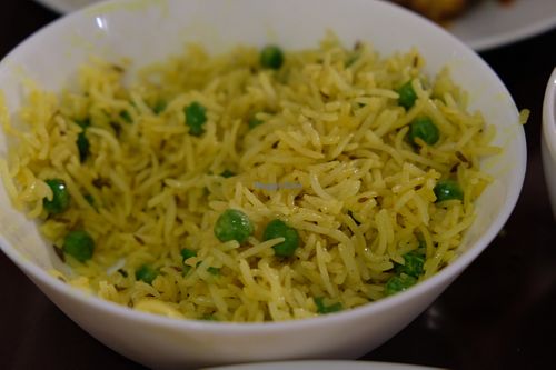 Rice at Aroma Indian Restaurant in Olomouc