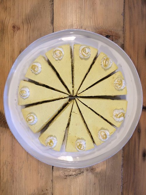 V. GF. RAW Mango cheesecake at Sprout Health Foods in Newquay