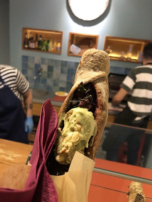 Acrobatic pie cauliflower  at Feyrouz in Athens