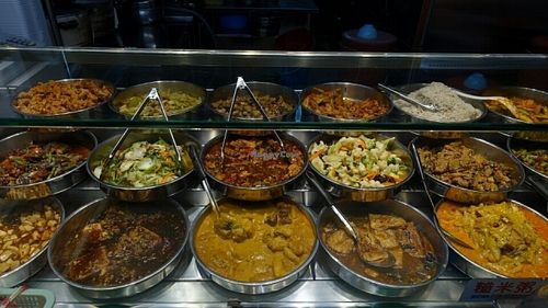 buffet selection at Tian En Vegetarian - Clementi in West Singapore
