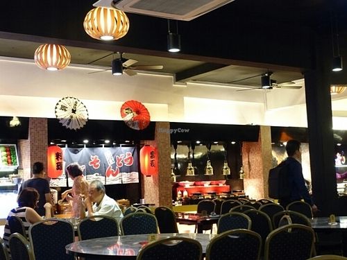 restaurant interior decor  at Veggie King in Central Singapore