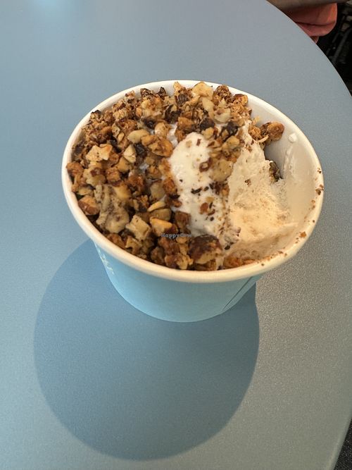 Coconut chunk with hazelnut crunch   at Molly Moons in Redmond