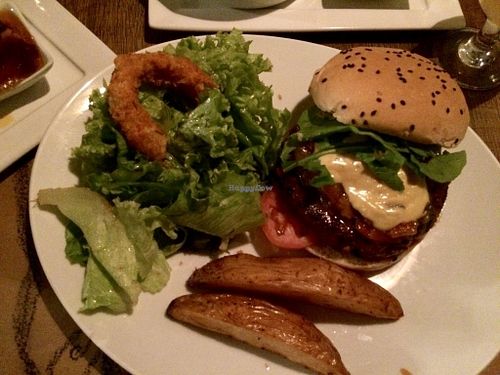 Vegan Shitake burger at Mooo in Recife