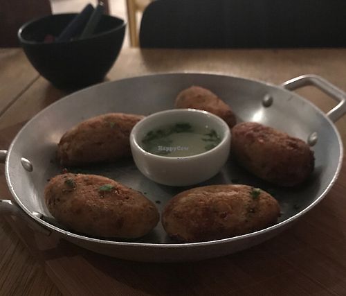Jackfruit balls - bolinho de jacalhau at Mooo in Recife