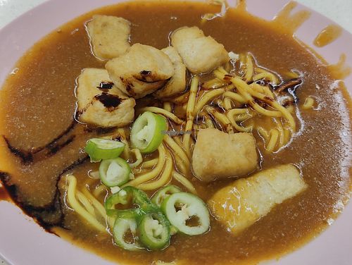 Mee rebus at Jixiang Vegetarian in West Singapore