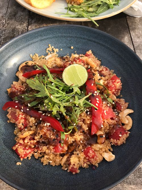 Quinoa Salad - vg & gf at Mowie's  in 