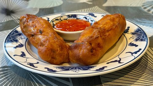 Vegan spring rolls at Asia-Chay Vegan Cuisine in Bottrop