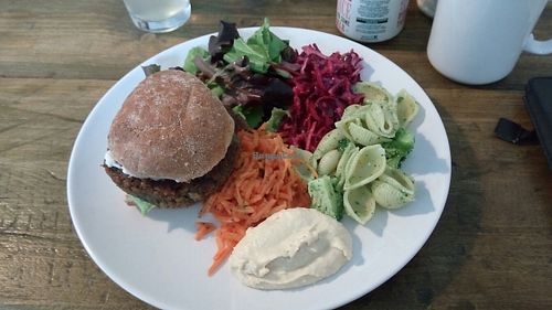 Earth Burger at The Planet Cafe in Taunton