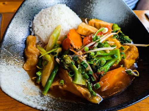 Meal at Hum Vegan Cuisine at Hum Vegan Cuisine in Berlin