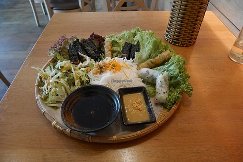 Bun Mam (monster meal with taste of everything on the menu) at Hum Vegan Cuisine in Berlin