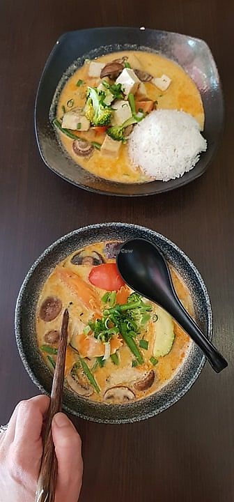 Pho carry soup (#22) at Hum Vegan Cuisine in Berlin