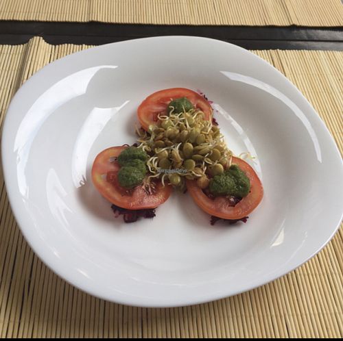 Salad at SuBte Vegan in Sao Paulo