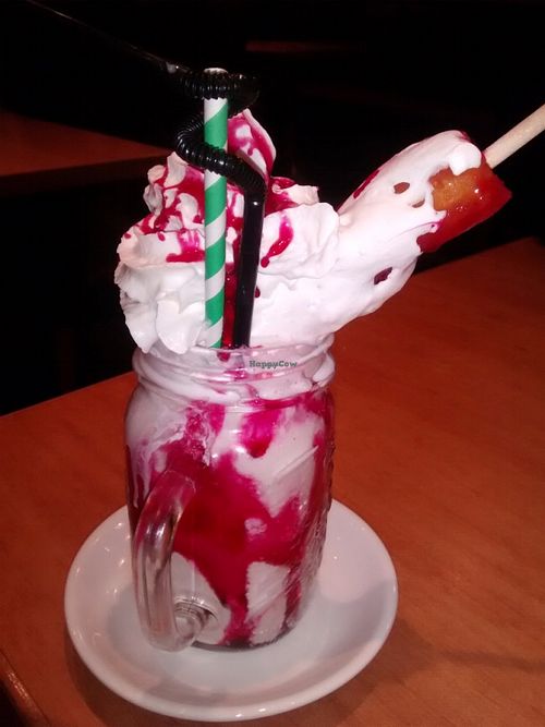 Lolly Polly, non-alcoholic vegan milkshake at Steak Cattle & Roll - Sauchiehall St in Glasgow