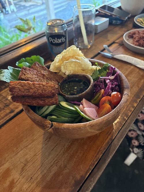 Tempeh  bowl  at The Shady Shack in Canggu