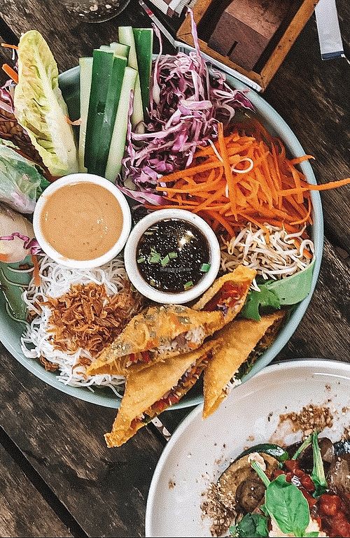 Rice rolls (I think) at The Shady Shack in Canggu