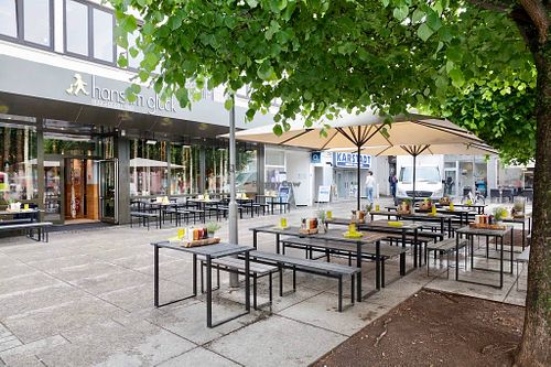 Außenbereich  at Hans im Glück in Mainz