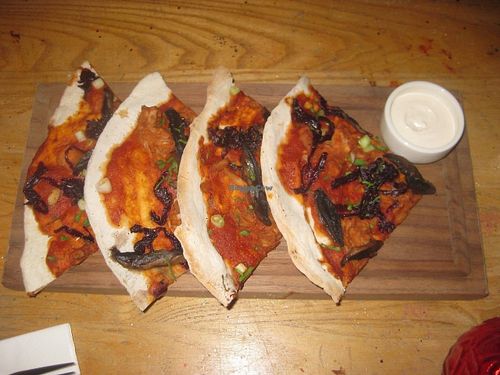 Pizza at The Deaf Institute Bar and Kitchen in Manchester