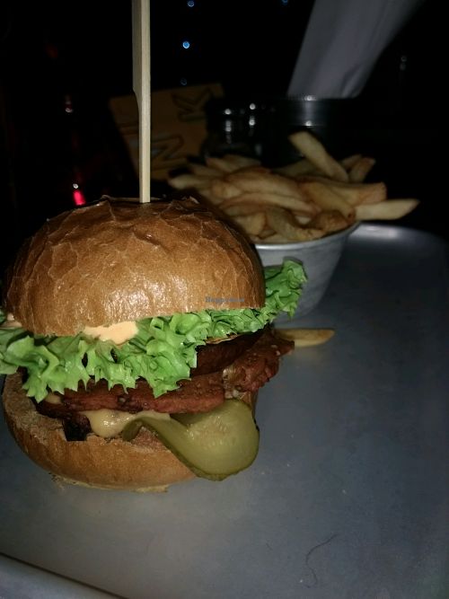 holy seitan burger at The Deaf Institute Bar and Kitchen in Manchester