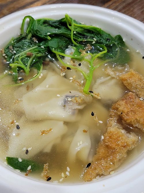 Dumpling soup at LN Fortunate Coffee - Duta Mas in Jakarta