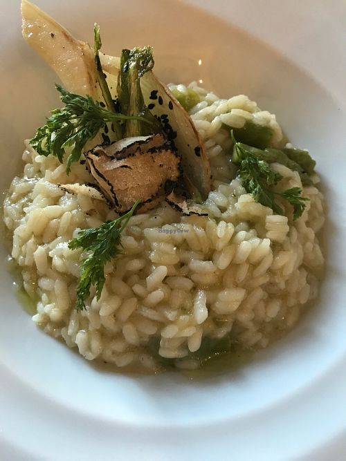 Truffle risotto at Great Bistro in Budapest