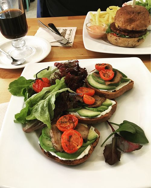 Avocado toast  at Great Bistro in Budapest