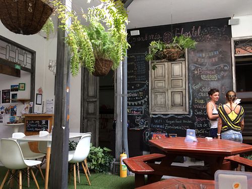 info board at Bioway in Cali