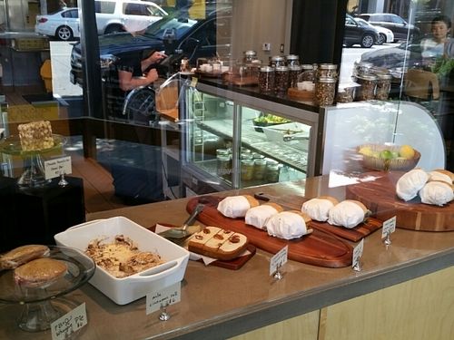 marketplace counter at Erven in Santa Monica
