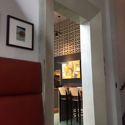 artwork in deli at Erven in Santa Monica