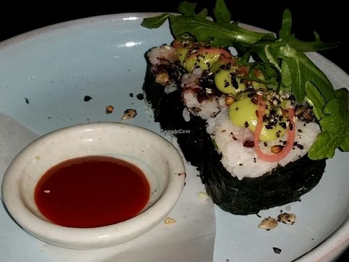 rice rolls at Erven in Santa Monica