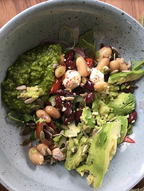 Vegan Sallad at Bahlsam Living and Cafe in Ahus