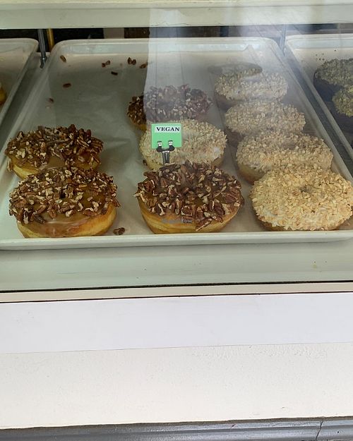 Vegan nut topped donuts at The Crumb in Yucaipa