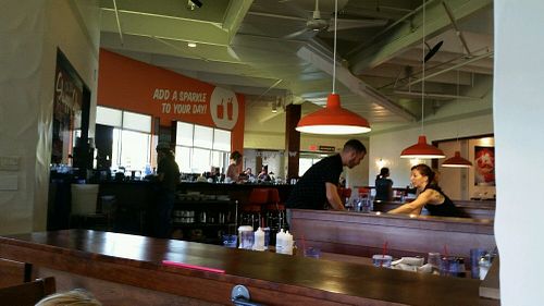 inside at Slappy Cakes in Lahaina