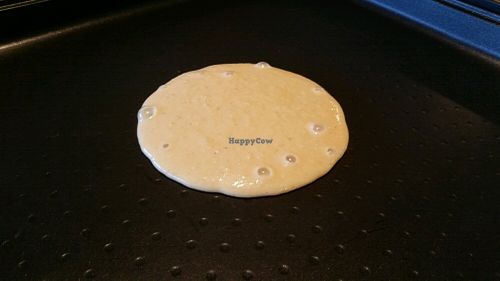 Small starting pancake at Slappy Cakes in Lahaina