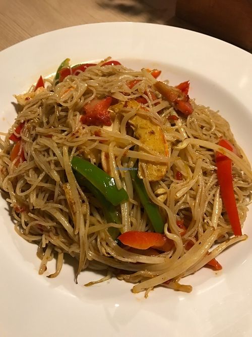 Singapore Fried Rice Noodle at Veggie Village in Phoenix