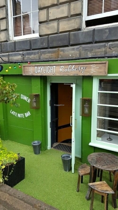 entrance  at Daylight Robbery in Edinburgh