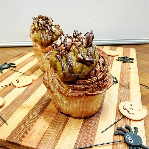 vegan Pumpkin and Roasted pecan muffin at Dolce Bakery in Cape Town