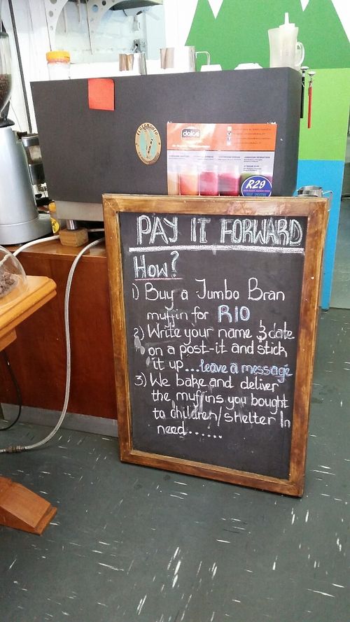 Sign 1 at Dolce Bakery in Cape Town