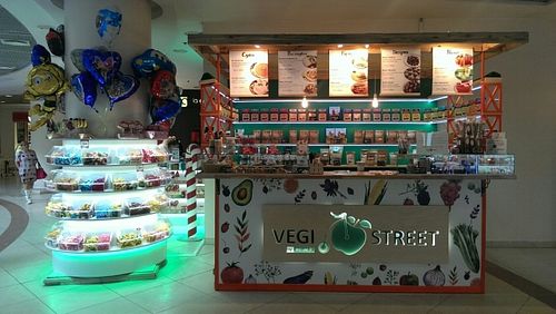 stand at Vegi Street in Kyiv