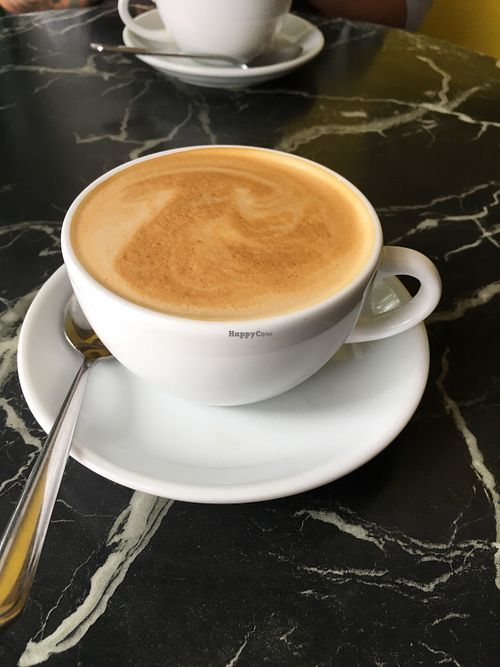 Almond Latte at Coco & Co in Vientiane