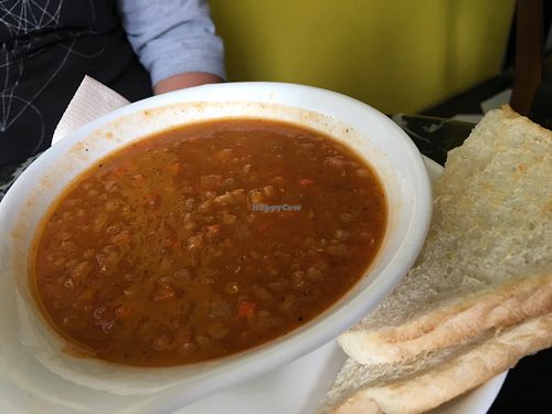 Lentil Soup at Coco & Co in Vientiane