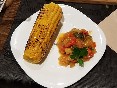 Mazorca con verduras at DETACON in Huesca